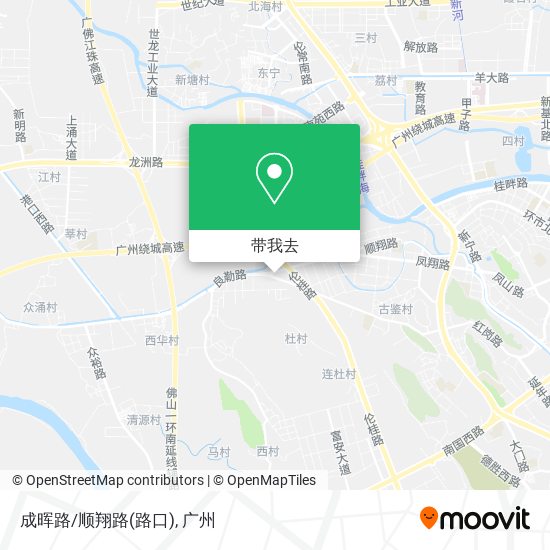 成晖路/顺翔路(路口)地图