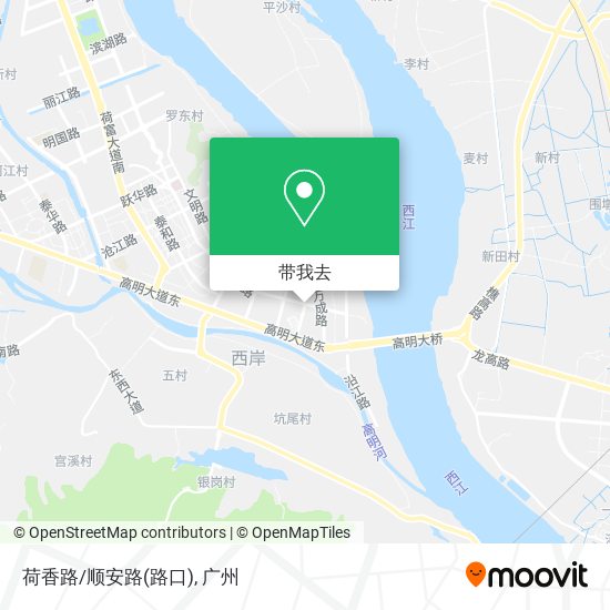荷香路/顺安路(路口)地图