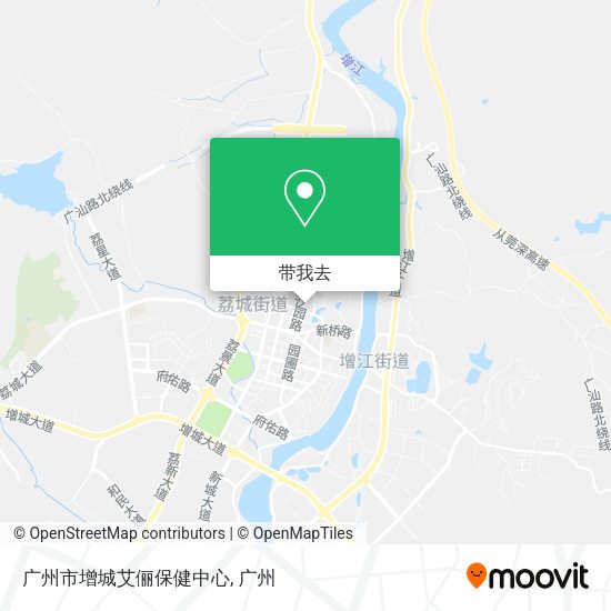 广州市增城艾俪保健中心地图