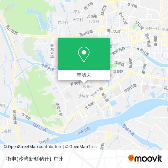 街电(沙湾新鲜猪什)地图