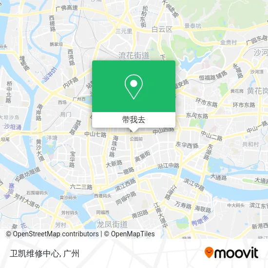 卫凯维修中心地图