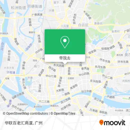 华联百老汇商厦地图
