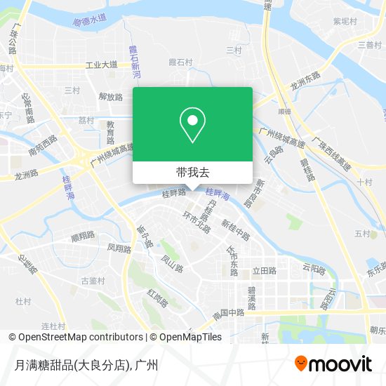 月满糖甜品(大良分店)地图