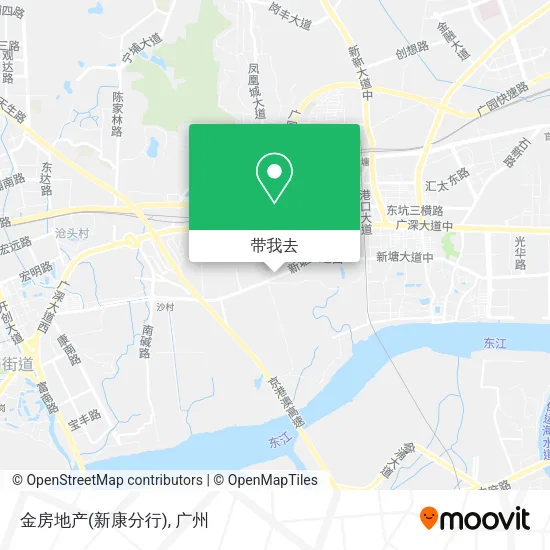 金房地产(新康分行)地图