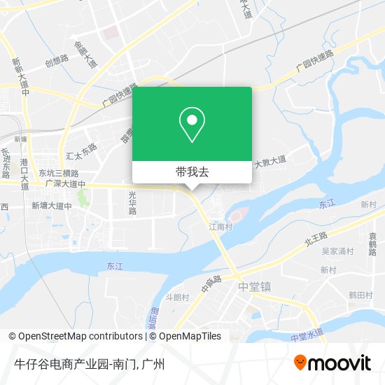 牛仔谷电商产业园-南门地图