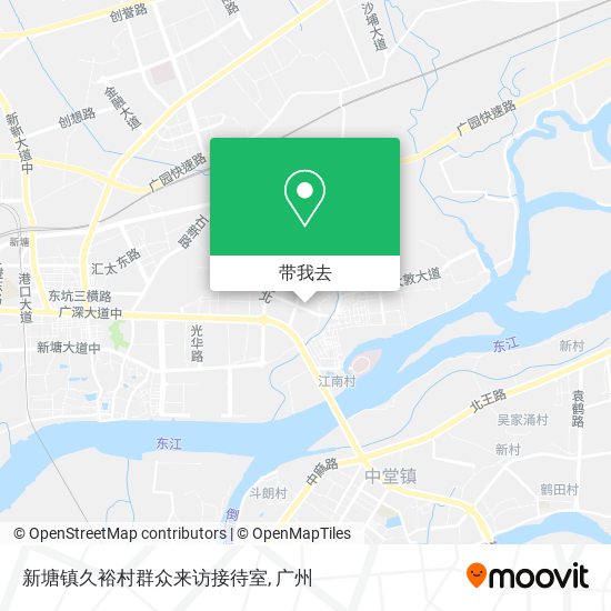 新塘镇久裕村群众来访接待室地图