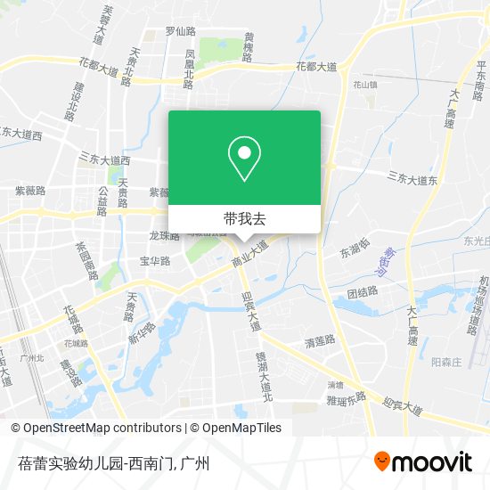蓓蕾实验幼儿园-西南门地图