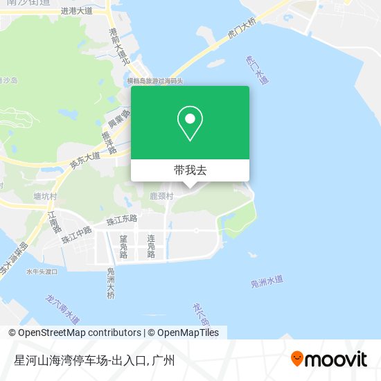 星河山海湾停车场-出入口地图