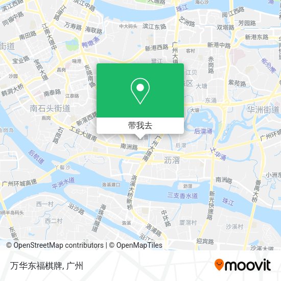 万华东福棋牌地图
