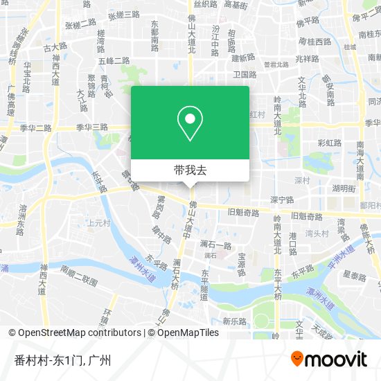 番村村-东1门地图