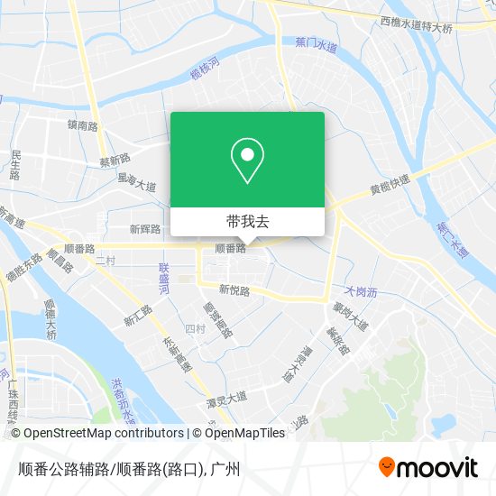 顺番公路辅路/顺番路(路口)地图