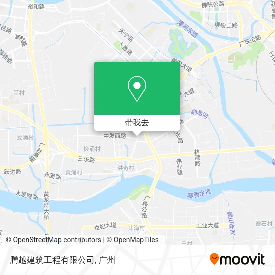 腾越建筑工程有限公司地图