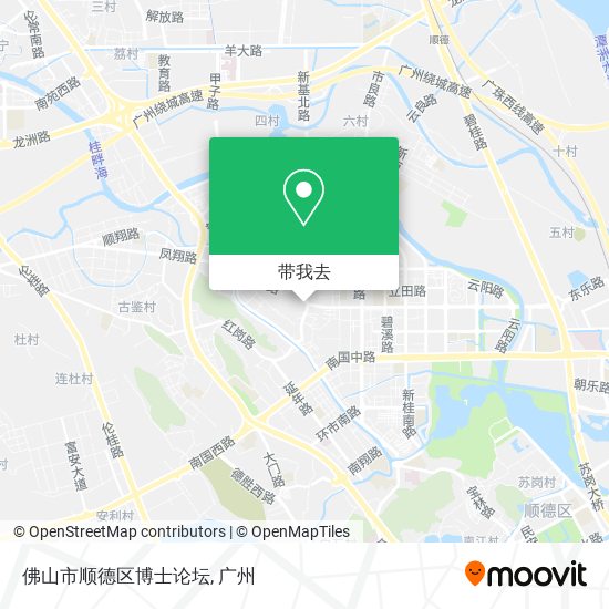 佛山市顺德区博士论坛地图