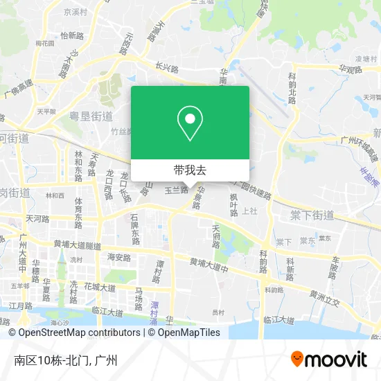 南区10栋-北门地图