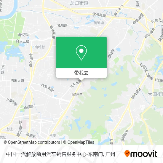 中国一汽解放商用汽车销售服务中心-东南门地图