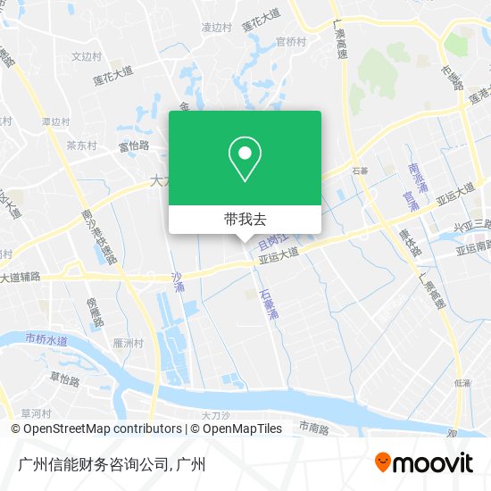 广州信能财务咨询公司地图