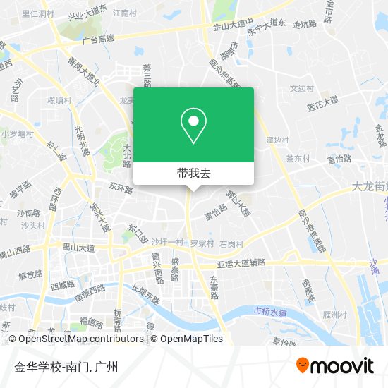 金华学校-南门地图