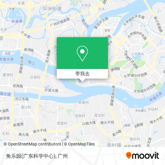 角乐园(广东科学中心)地图