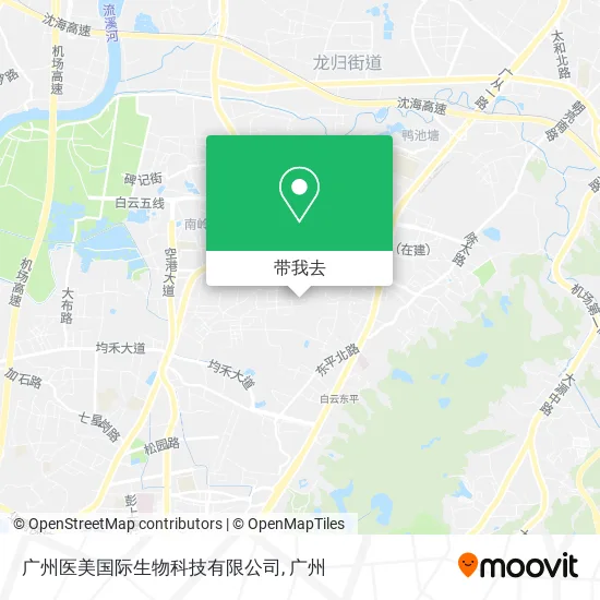 广州医美国际生物科技有限公司地图