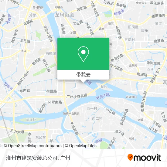 潮州市建筑安装总公司地图