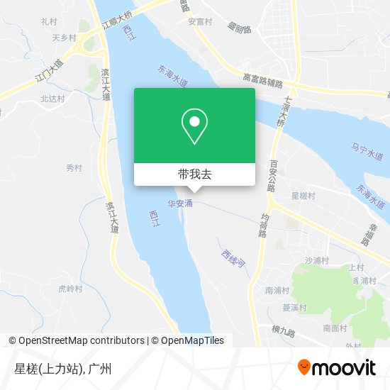 星槎(上力站)地图