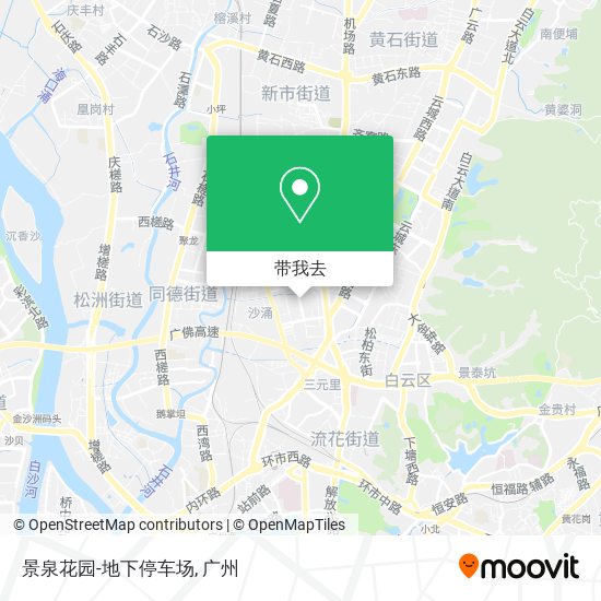 景泉花园-地下停车场地图