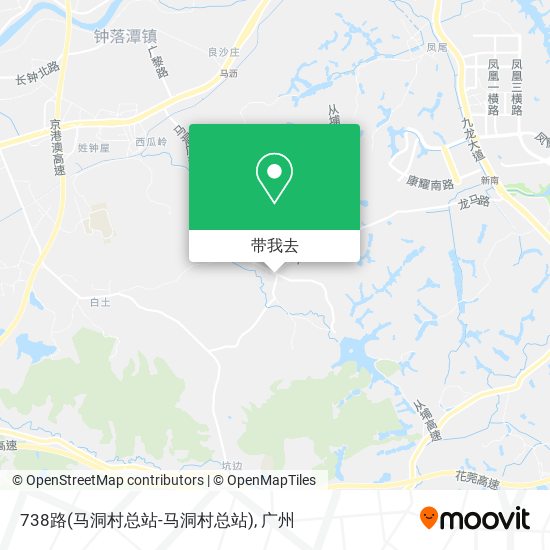 738路(马洞村总站-马洞村总站)地图