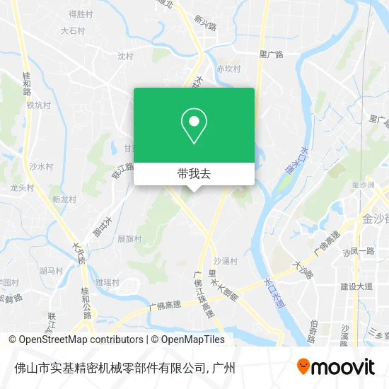 佛山市实基精密机械零部件有限公司地图