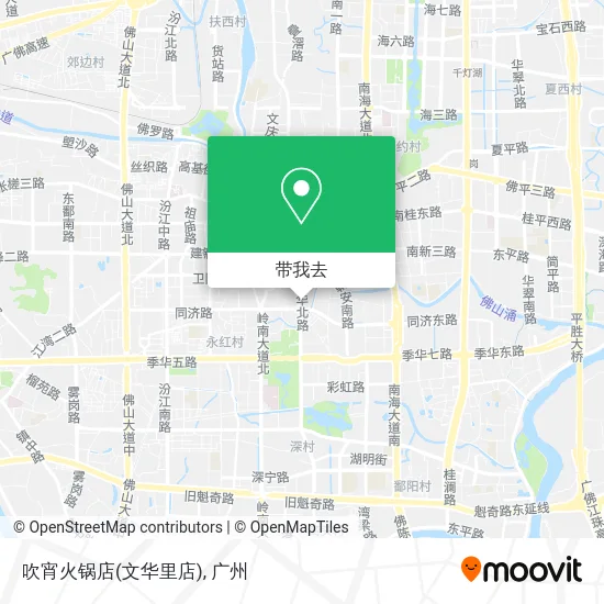 吹宵火锅店(文华里店)地图