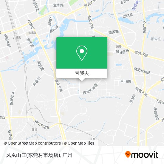 凤凰山庄(东莞村市场店)地图