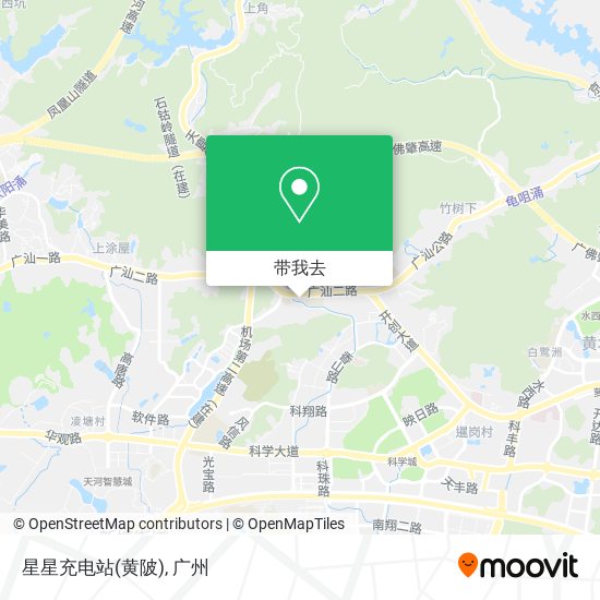 星星充电站(黄陂)地图