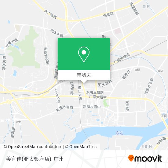 美宜佳(亚太银座店)地图