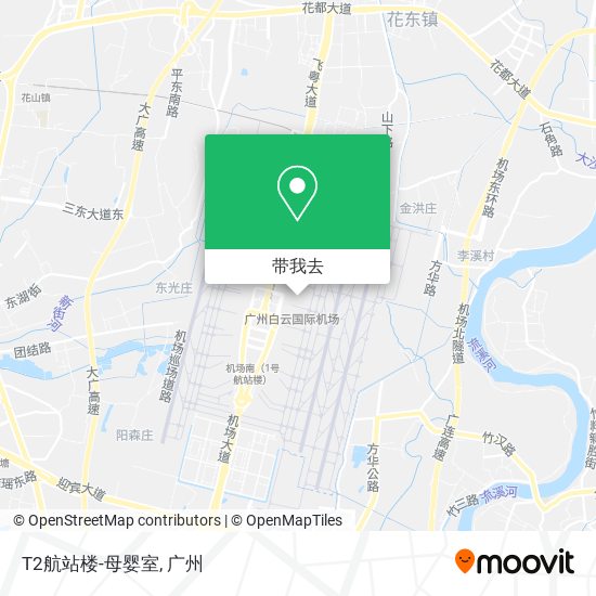 T2航站楼-母婴室地图