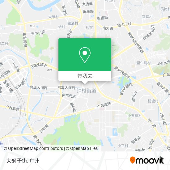 大狮子街地图