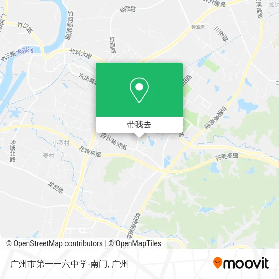 广州市第一一六中学-南门地图