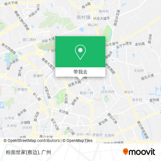 粉面世家(蔡边)地图