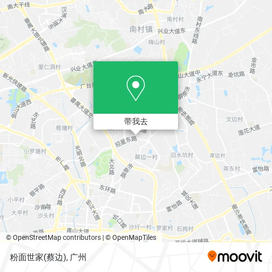 粉面世家(蔡边)地图