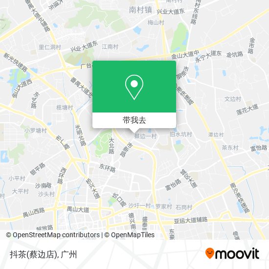 抖茶(蔡边店)地图
