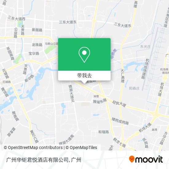 广州华钜君悦酒店有限公司地图