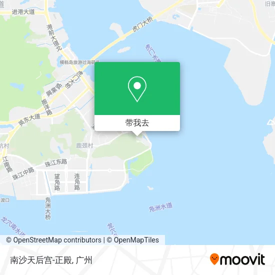 南沙天后宫-正殿地图