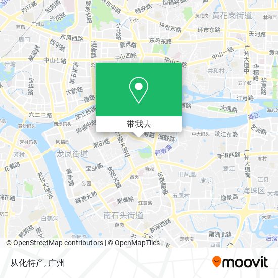 从化特产地图