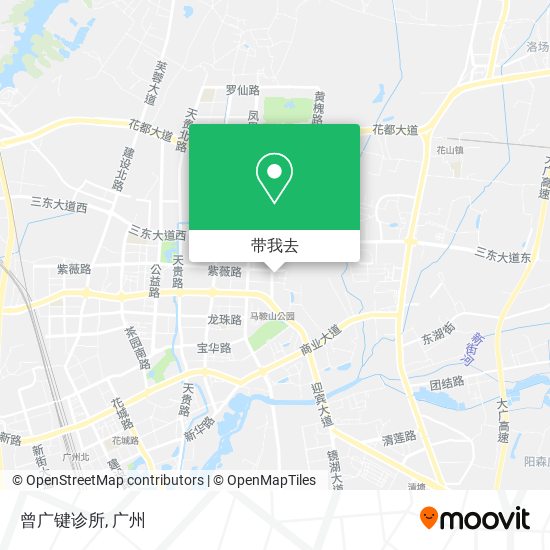曾广键诊所地图