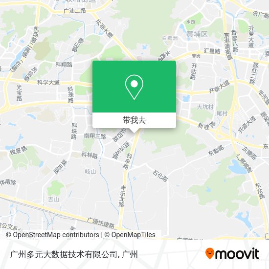 广州多元大数据技术有限公司地图