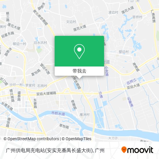 广州供电局充电站(安实充番禺长盛大街)地图