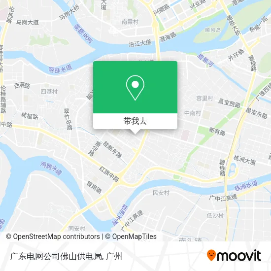广东电网公司佛山供电局地图