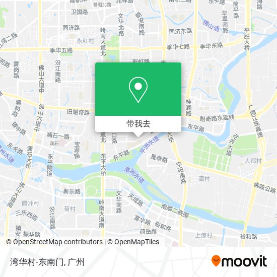 湾华村-东南门地图