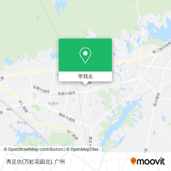 秀足坊(万虹花园北)地图