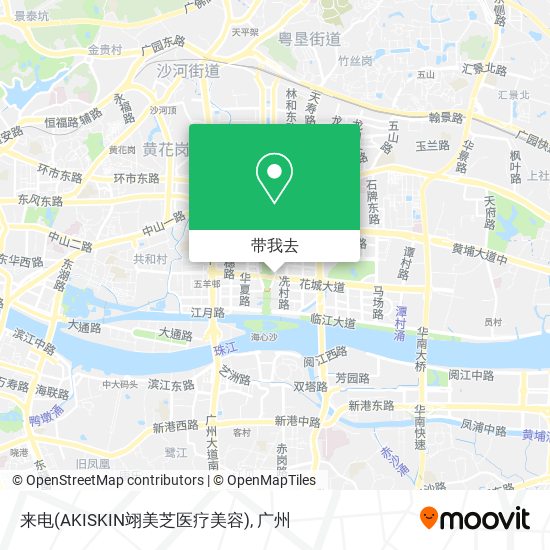 来电(AKISKIN翊美芝医疗美容)地图