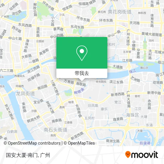 国安大厦-南门地图