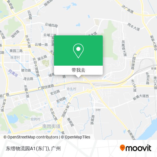 东缙物流园A1(东门)地图